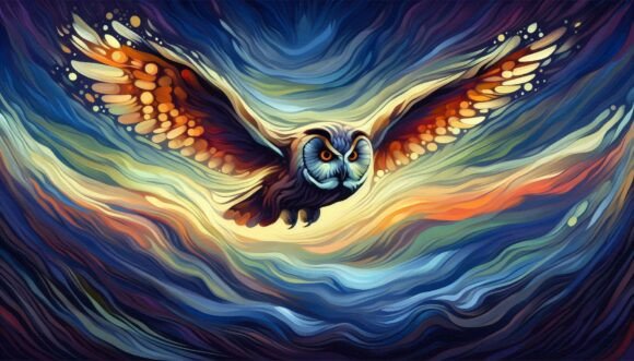 Download Twilight Owl Expressionism - Expressionism Collection